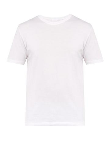 Matchesfashion.com Handvaerk - Crew Neck Cotton T Shirt - Mens - White