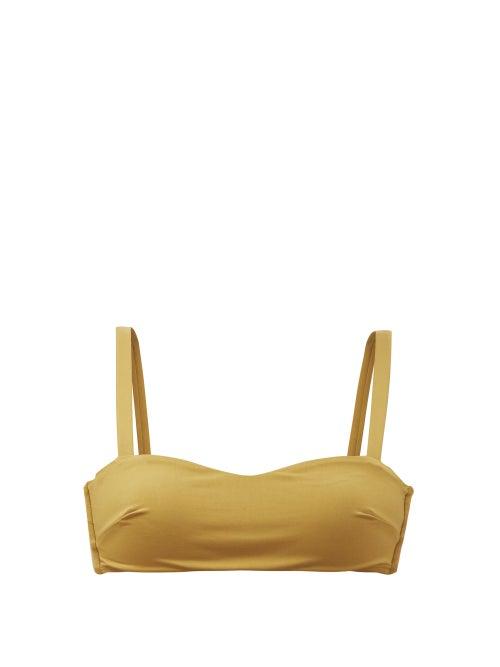 Matchesfashion.com Asceno - Portofino Bandeau Bikini Top - Womens - Khaki