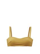 Matchesfashion.com Asceno - Portofino Bandeau Bikini Top - Womens - Khaki