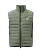 Stone Island - Quilted-shell Down Gilet - Mens - Green