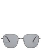 Matchesfashion.com Garrett Leight - Tuscany 55 Square Frame Sunglasses - Womens - Dark Grey