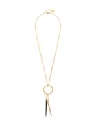 Matchesfashion.com Givenchy - Spike Pendant Necklace - Womens - Black