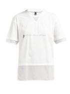 Matchesfashion.com Adidas By Stella Mccartney - Logo Print Cotton Blend T Shirt - Womens - White