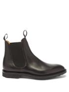 Matchesfashion.com Edward Green - Newmarket Leather Chelsea Boots - Mens - Black