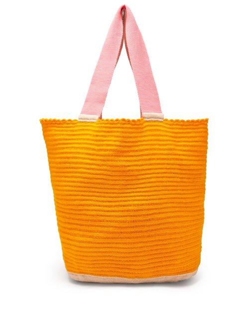 Matchesfashion.com Sophie Anderson - Jonas Crotchet Bag - Womens - Yellow Multi