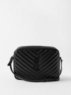 Saint Laurent - Lou Medium Ysl-logo Quilted-leather Cross-body Bag - Womens - Black