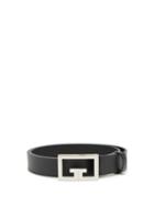 Matchesfashion.com Givenchy - Logo-buckle Leather Belt - Mens - Black
