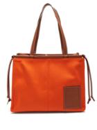 Matchesfashion.com Loewe - Cushion Small Canvas Tote Bag - Womens - Orange Multi