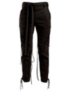 Saint Laurent Mid-rise Tie-waist Trousers