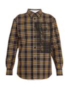 Calvin Klein 205w39nyc Checked Wool Shirt