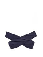 Matchesfashion.com Casa Raki - Paula Off-the-shoulder Bikini Top - Womens - Navy