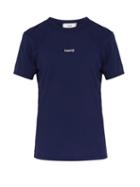 Matchesfashion.com Ami - Embroidered Cotton T Shirt - Mens - Blue
