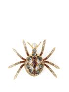 Erdem Spider Crystal-embellished Brooch