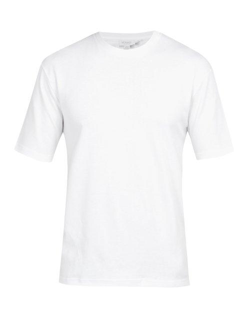 Matchesfashion.com Sunspel - Cavendish Cotton T Shirt - Mens - White