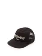 Matchesfashion.com Balmain - Logo Cotton Cap - Mens - Black