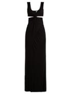 Matchesfashion.com Galvan - Horizon Jersey Dress - Womens - Black