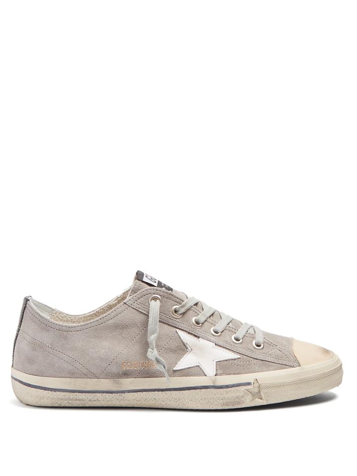 Golden Goose Deluxe Brand V-star Low-top Suede Trainers