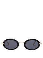 Matchesfashion.com Dior Eyewear - Diorhypnotic2 Oval Acetate Sunglasses - Womens - Black