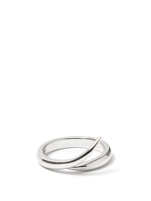 Matchesfashion.com Shaun Leane - Interlocking 18kt White Gold Ring - Mens - White Gold