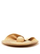 Matchesfashion.com Lola Hats - Giga Spinner Oversized Straw Hat - Womens - Blue