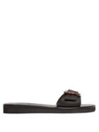 Matchesfashion.com Ancient Greek Sandals - Aglaia Leather Slides - Womens - Black