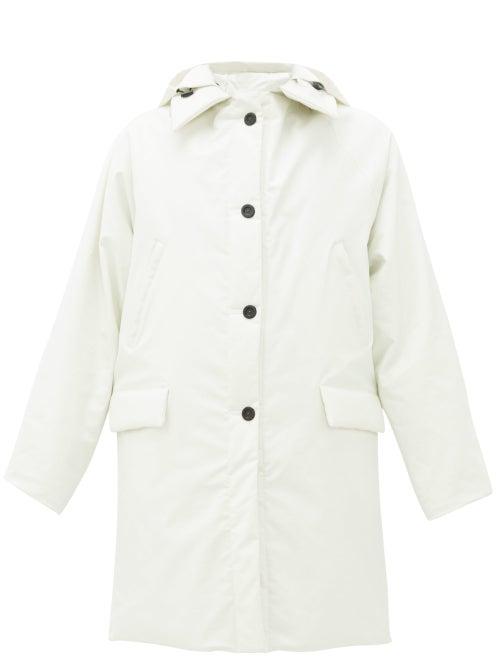 Matchesfashion.com Kassl Editions - Oil Padded Shell Jacket - Womens - White