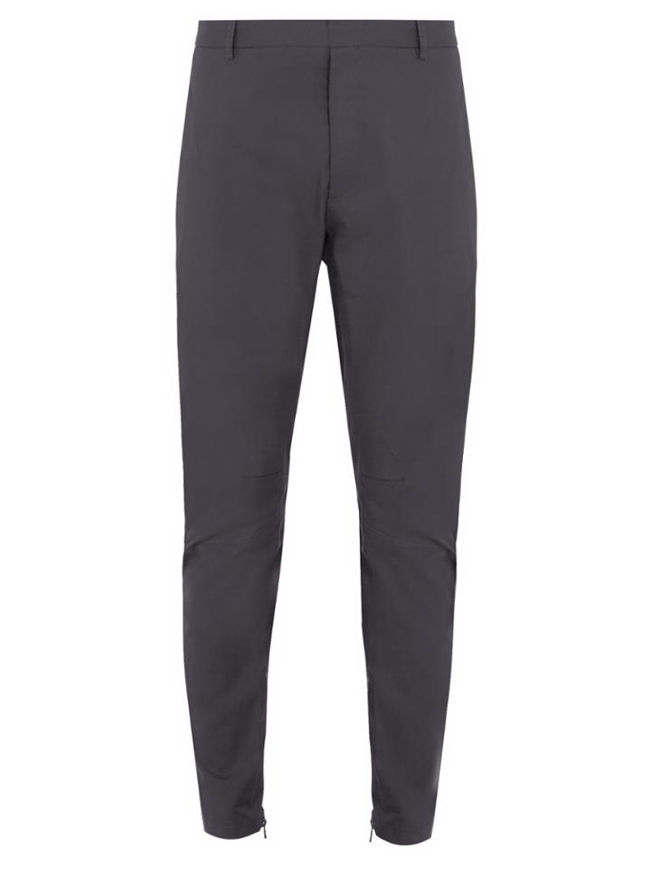 Lanvin Zip-hem Biker Chino Trousers