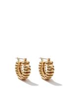 Ladies Jewellery Laura Lombardi - Camilla 14kt Gold-plated Hoop Earrings - Womens - Gold
