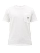 Stone Island - Logo-pocket Cotton-jersey T-shirt - Mens - White