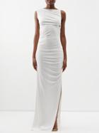 Christopher Esber - Gesine Boat-neck Twisted Maxi Dress - Womens - White