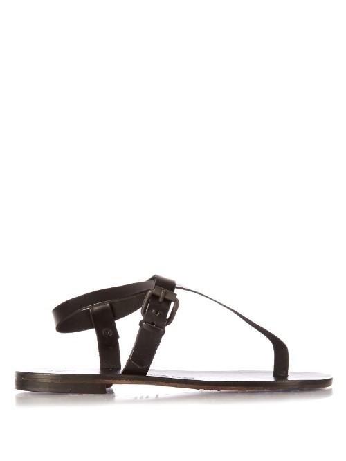 Álvaro Andrea Leather Sandals