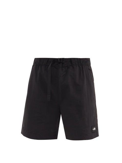 Mens Activewear The North Face - Black Box Buckled-waist Shorts - Mens - Black