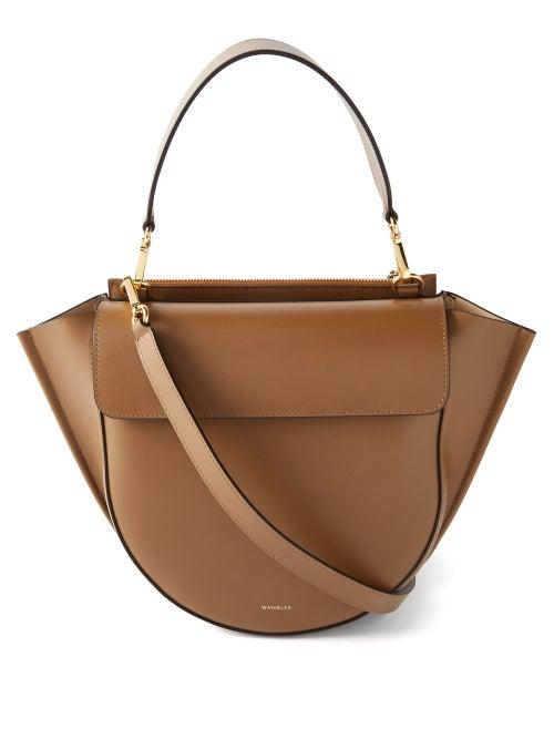 Wandler - Hortensia Leather Shoulder Bag - Womens - Tan