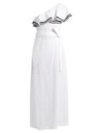Lisa Marie Fernandez Arden One-shoulder Broderie-anglaise Cotton Dress