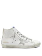 Matchesfashion.com Golden Goose - Francy High Top Leather Trainers - Womens - White Silver