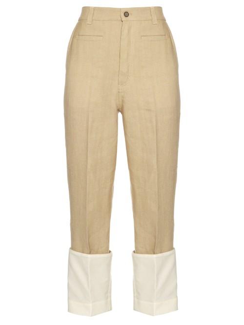 Loewe Fisherman Low-slung Linen Boyfriend Jeans