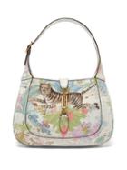 Gucci - Jackie 1961 Small Tiger-print Leather Bag - Womens - White Multi