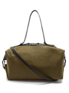 Saint Laurent Large Canvas And Leather Holdall