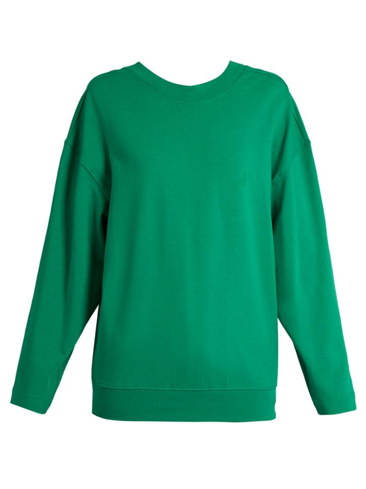 Balenciaga Logo-embroidered Cotton Sweatshirt