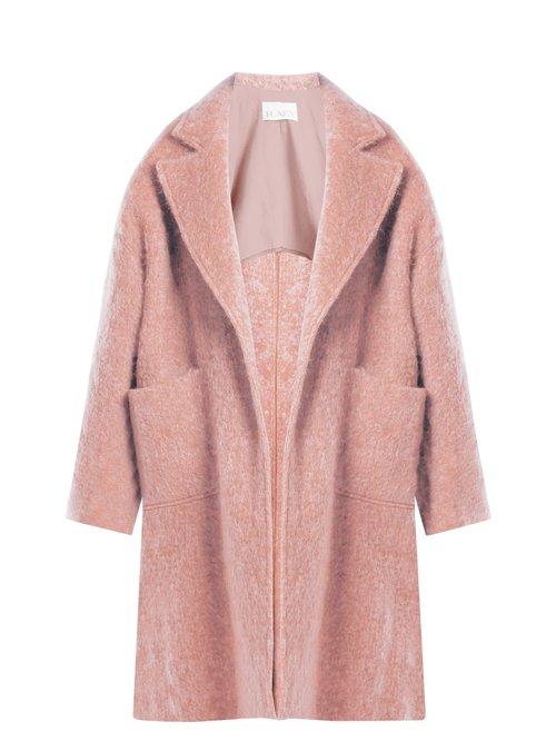 Matchesfashion.com Raey - Dropped Shoulder Wool Blend Blanket Coat - Womens - Pink