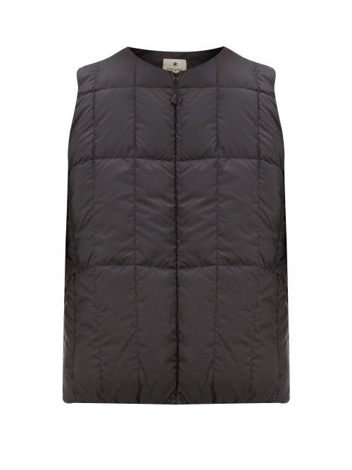 Matchesfashion.com Snow Peak - Zip Through Quilted Shell Gilet - Mens - Black