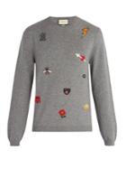 Gucci Embroidered Wool Sweater