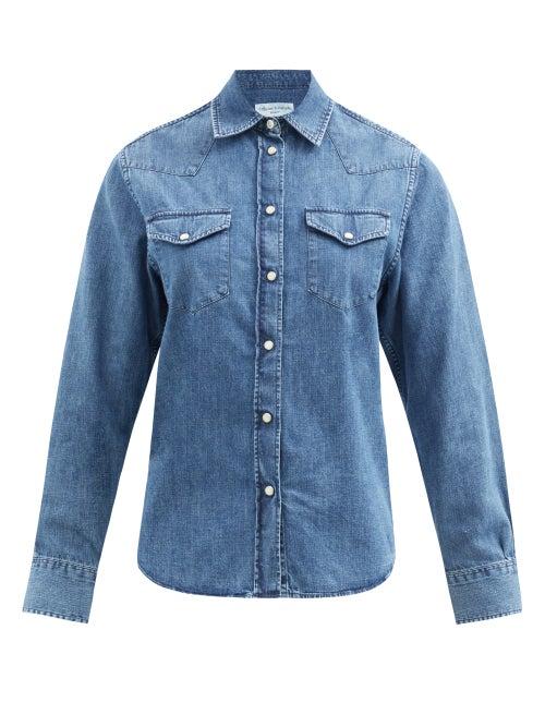 Ladies Rtw Officine Gnrale - Livia Denim Shirt - Womens - Denim