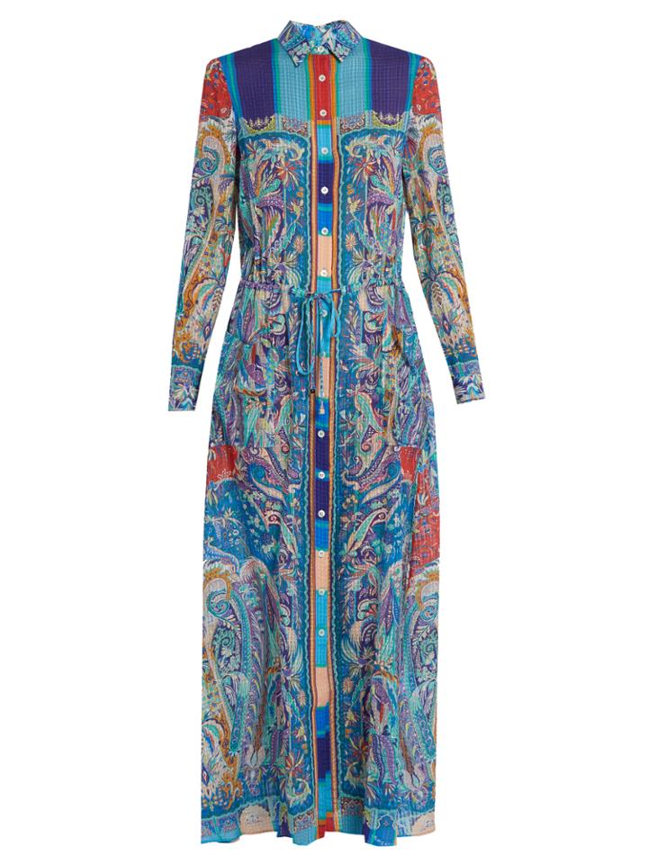 Etro Paisley-print Silk Dress