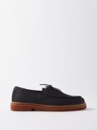 Jacques Solovire - Luco Suede Derby Shoes - Mens - Navy