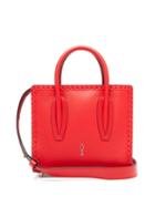 Matchesfashion.com Christian Louboutin - Paloma Suede And Leather Shoulder Bag - Womens - Red