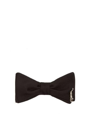 Title Of Work Embellished Silk Bow Tie