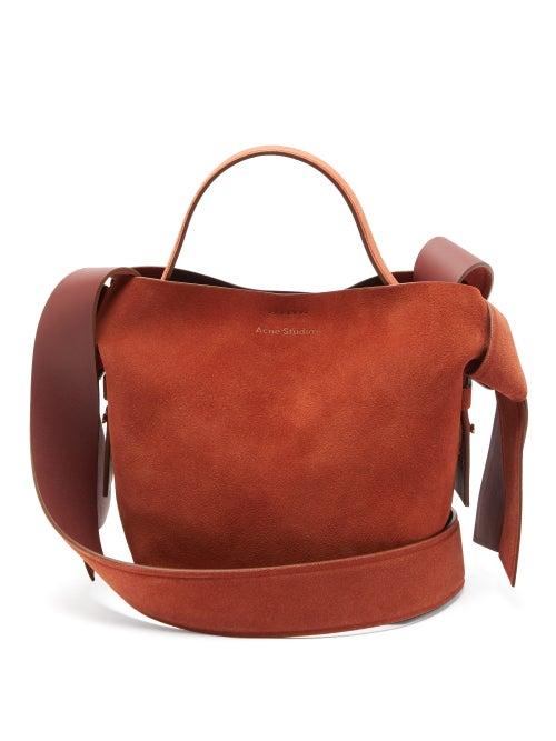 Matchesfashion.com Acne Studios - Musubi Mini Suede Cross-body Bag - Womens - Tan
