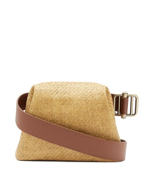 Matchesfashion.com Osoi - Brot Mini Raffia Cross-body Bag - Womens - Beige Multi