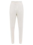 Matchesfashion.com Odyssee - Henri Tailored Twill Trousers - Mens - White